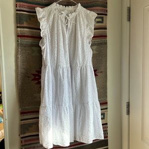 NWT Time and tru white eyelet dress size XL (16-18)